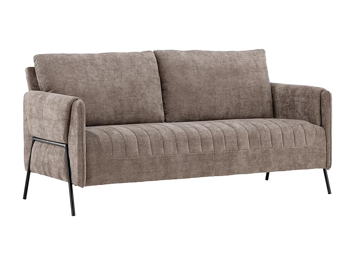 Canapé 2 Places Design "Indigo" 165cm Marron