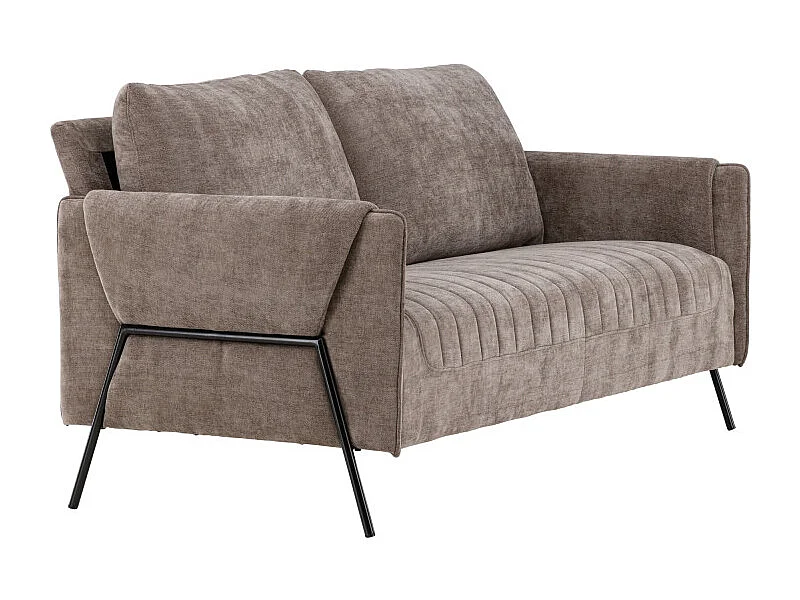 Canapé 2 Places Design "Indigo" 165cm Marron