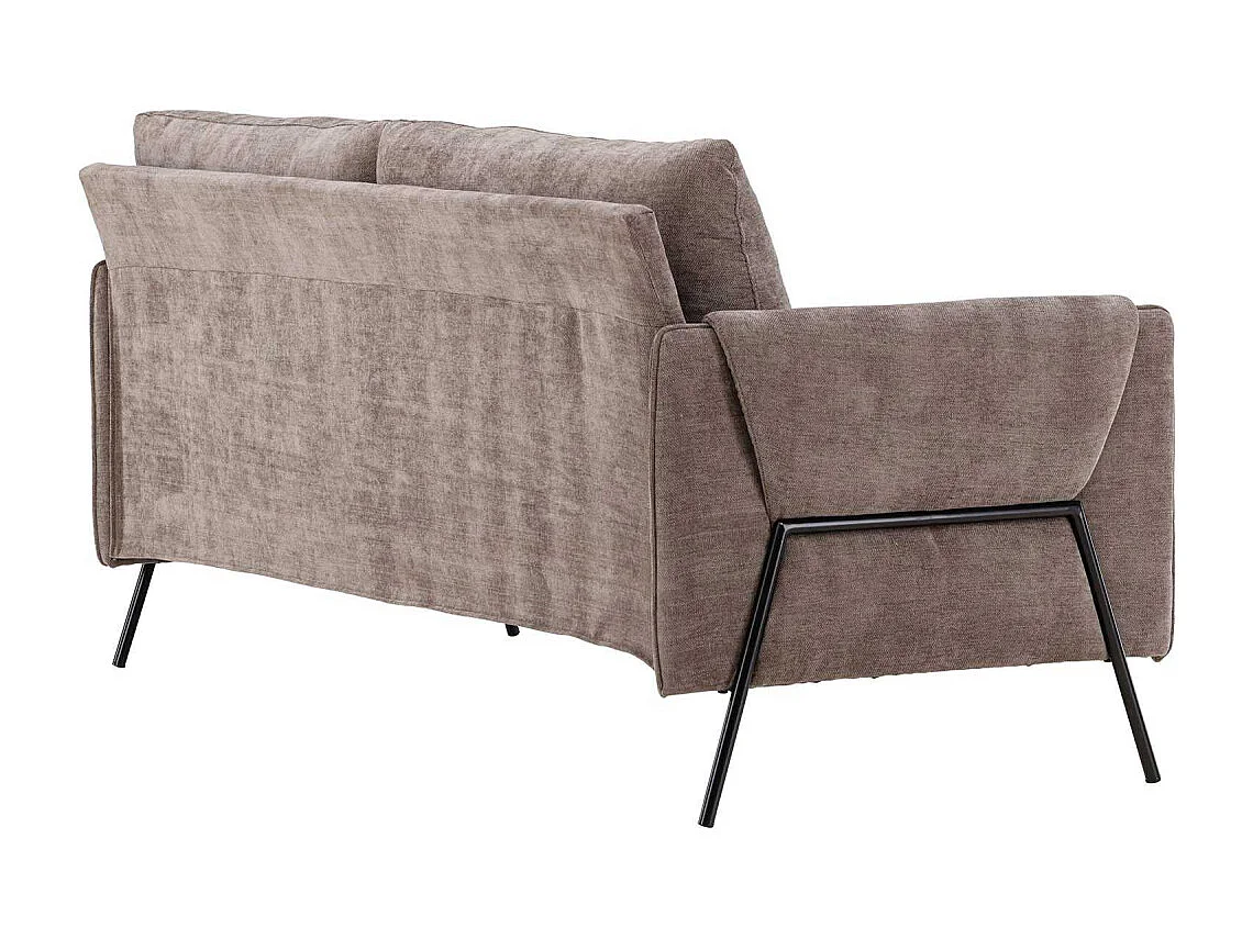 Canapé 2 Places Design "Indigo" 165cm Marron