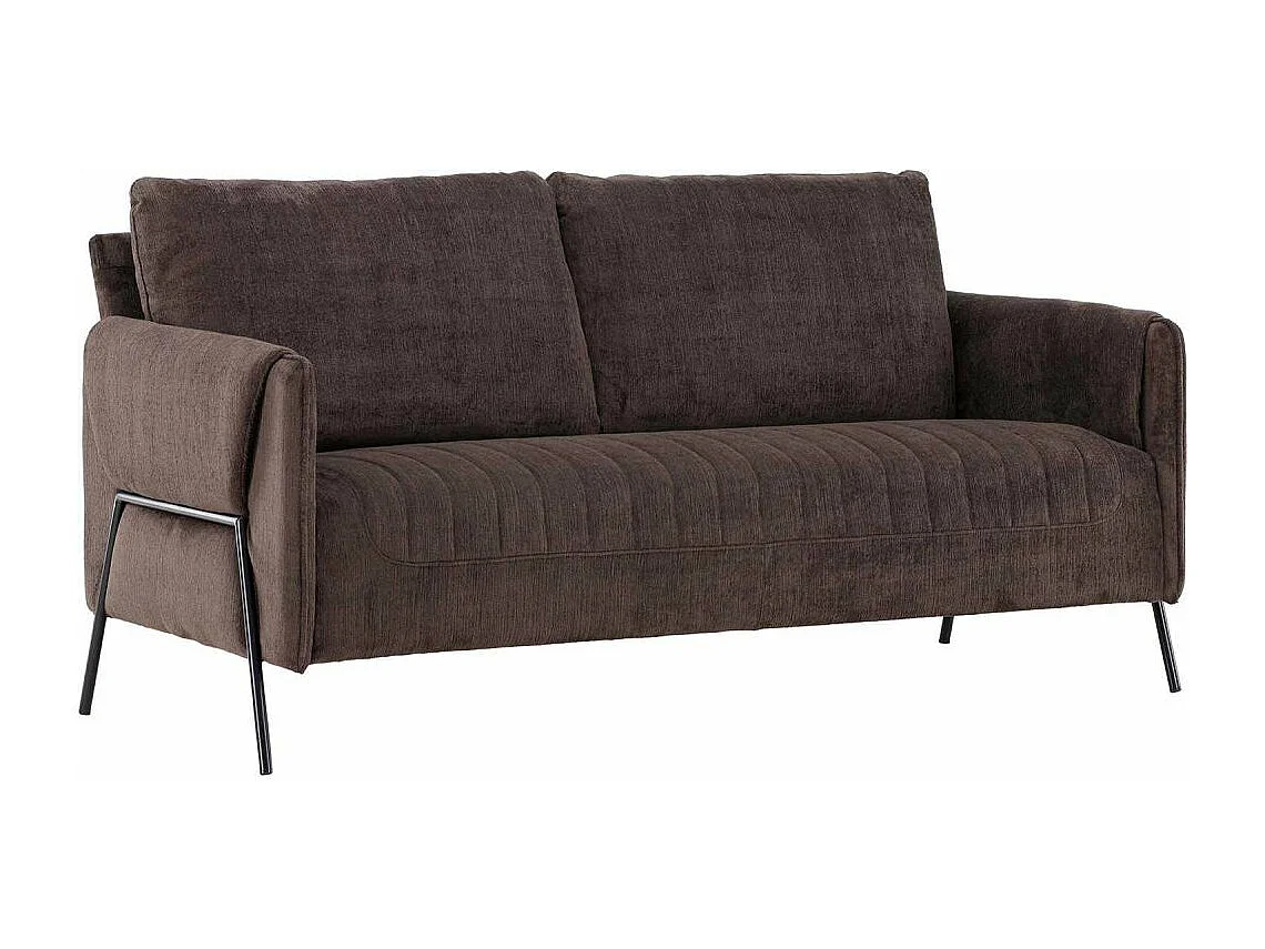 Canapé 2 Places Design "Indigo" 165cm Brun