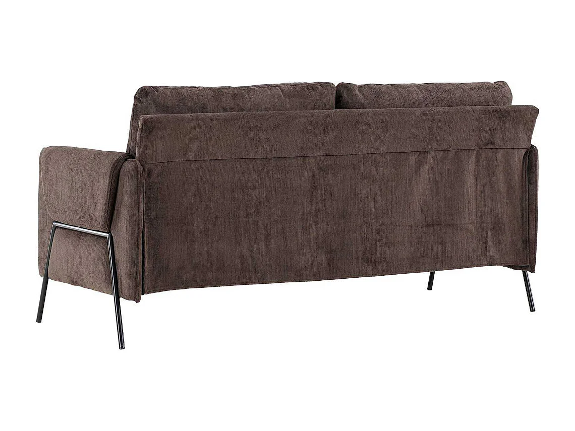 Canapé 2 Places Design "Indigo" 165cm Brun