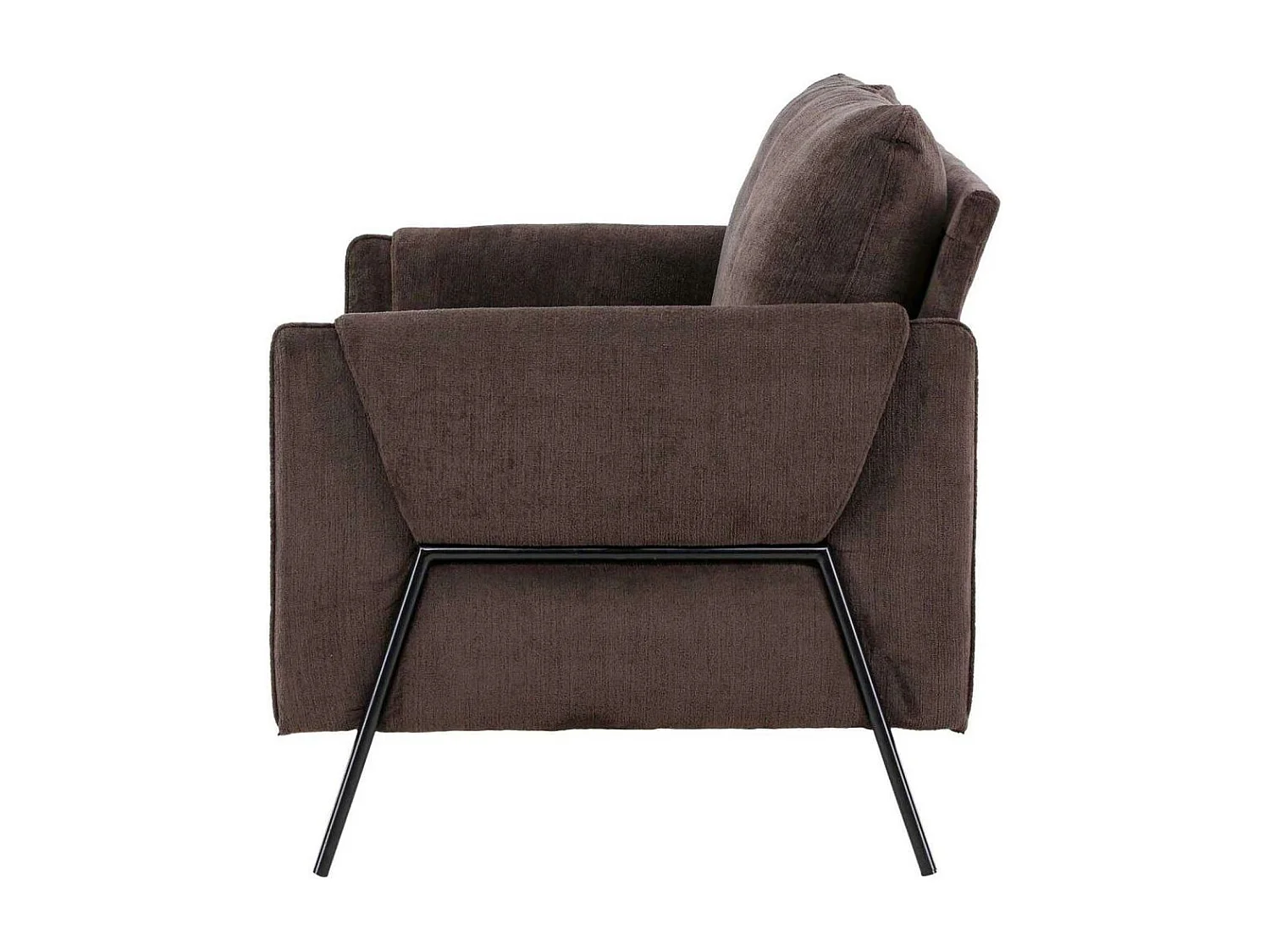 Canapé 2 Places Design "Indigo" 165cm Brun