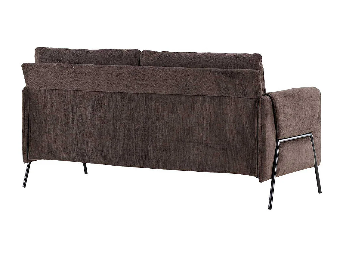 Canapé 2 Places Design "Indigo" 165cm Brun