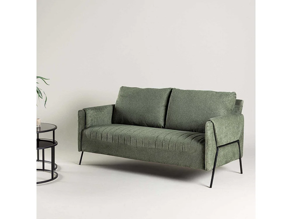 Canapé 2 Places Design "Indigo" 165cm Vert