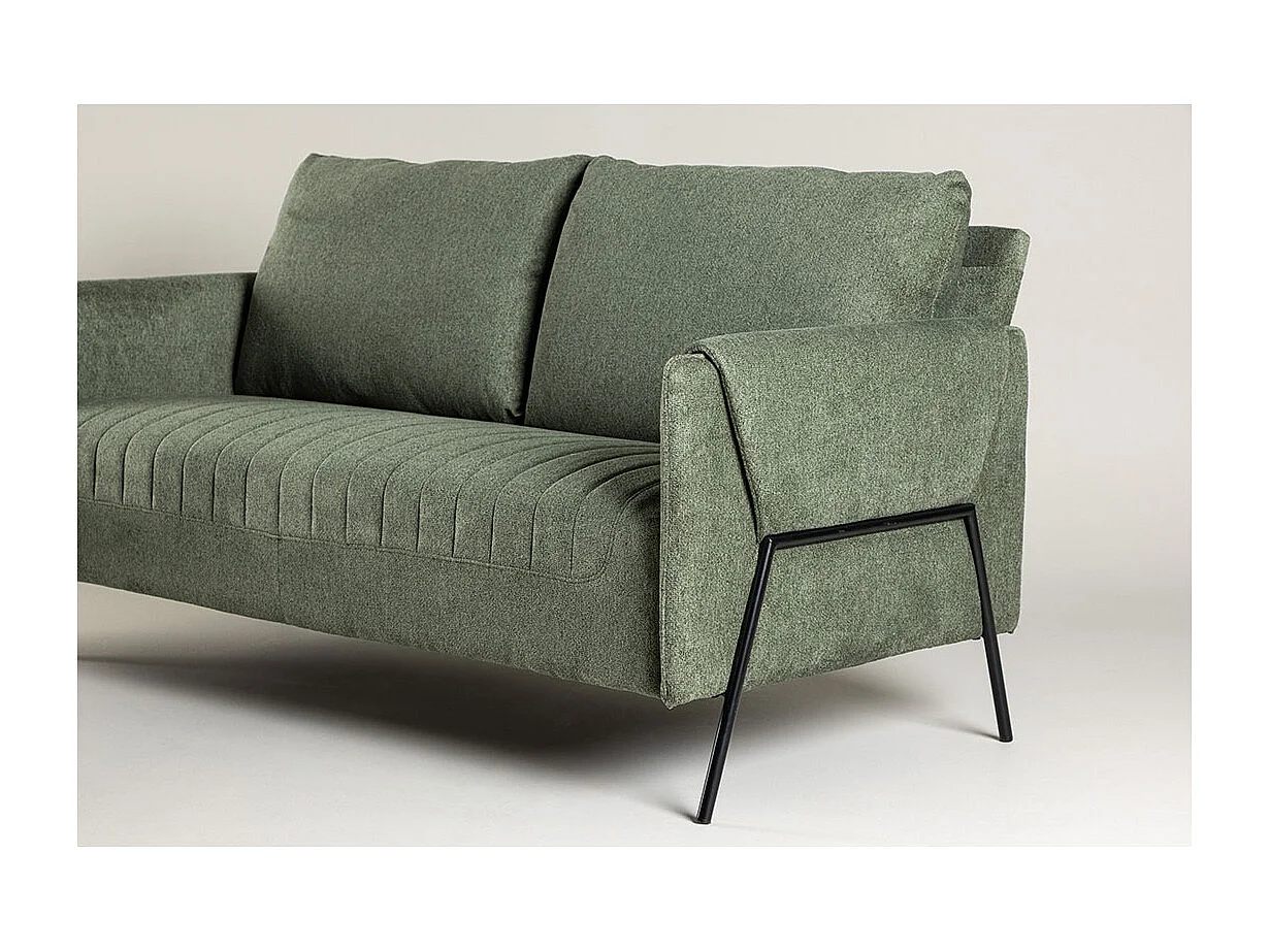 Indigo Sofa 2-Sitzer grün.
