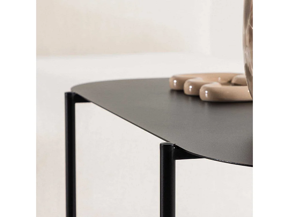 Recife salontafel 1 plank zwart.