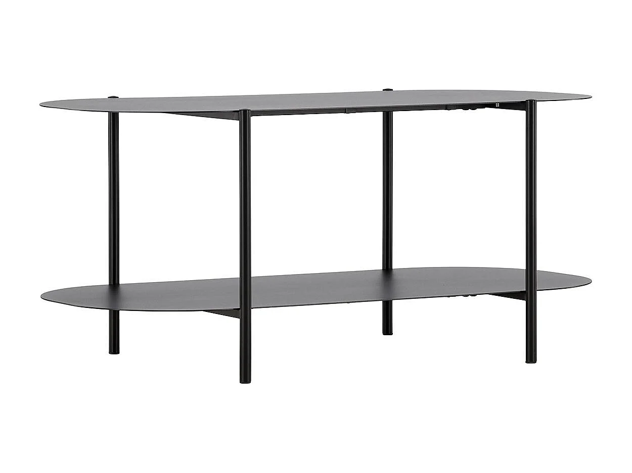 Recife salontafel 1 plank zwart.