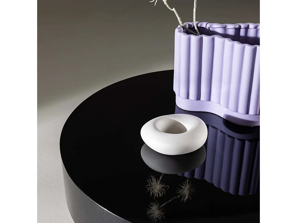 Table Basse Design "Varberg" 60cm Noir