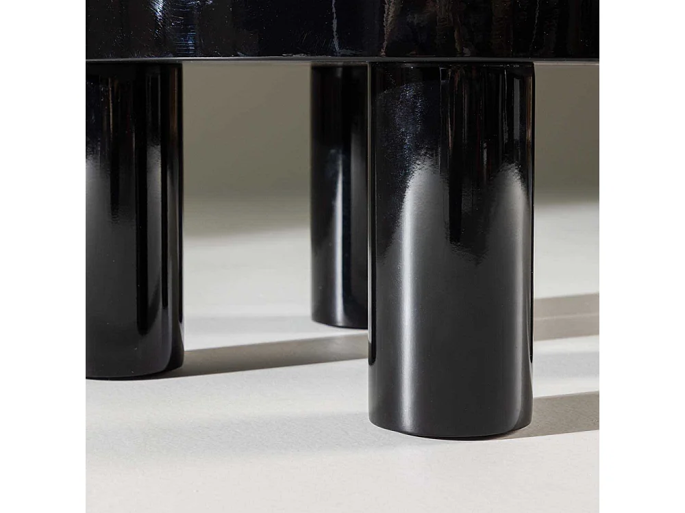 Table Basse Design "Varberg" 60cm Noir