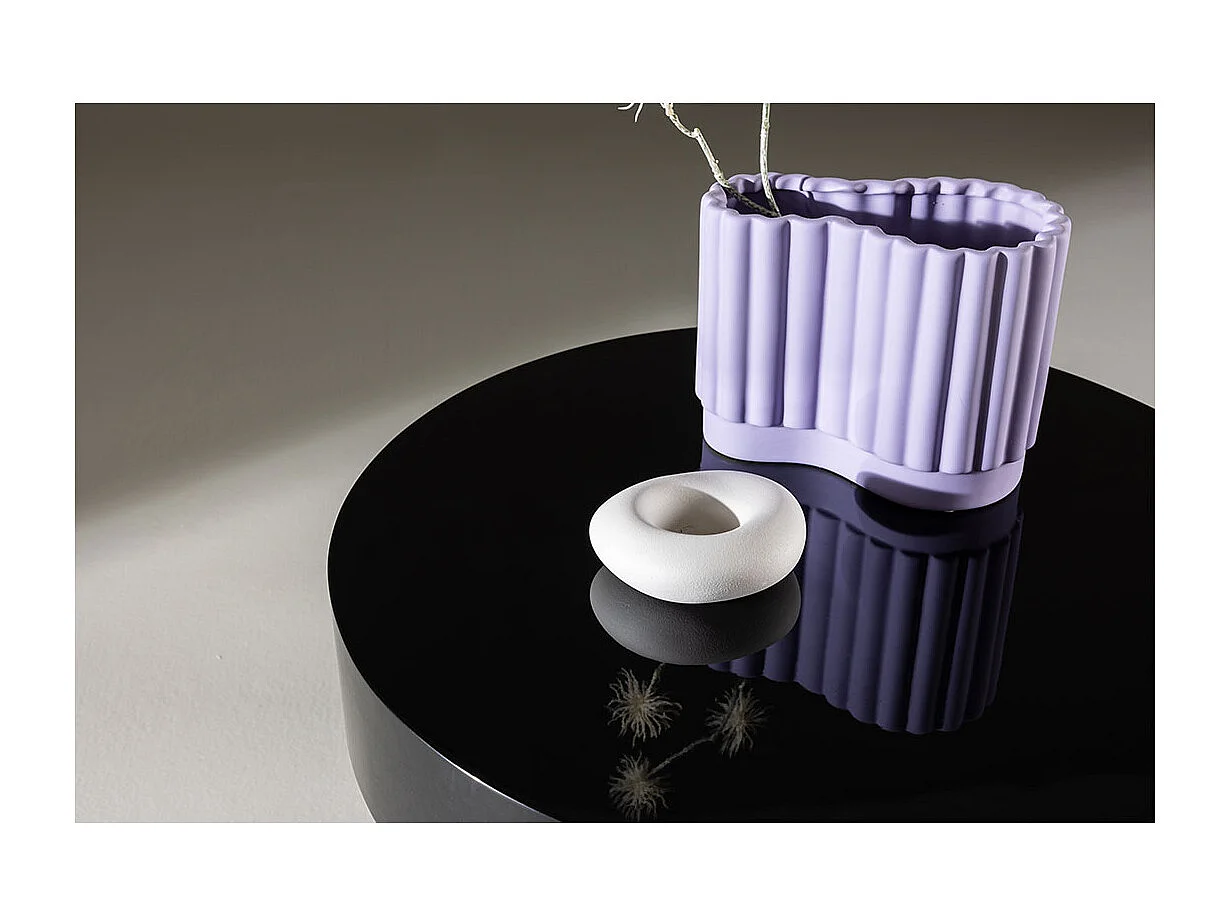 Table Basse Design "Varberg" 60cm Noir