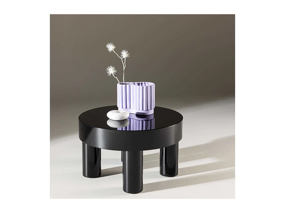 Table Basse Design "Varberg" 60cm Noir