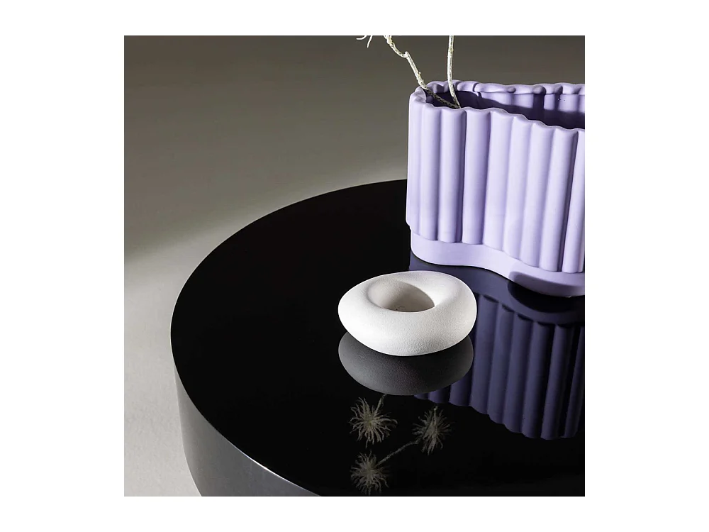 Table Basse Design "Varberg" 60cm Noir