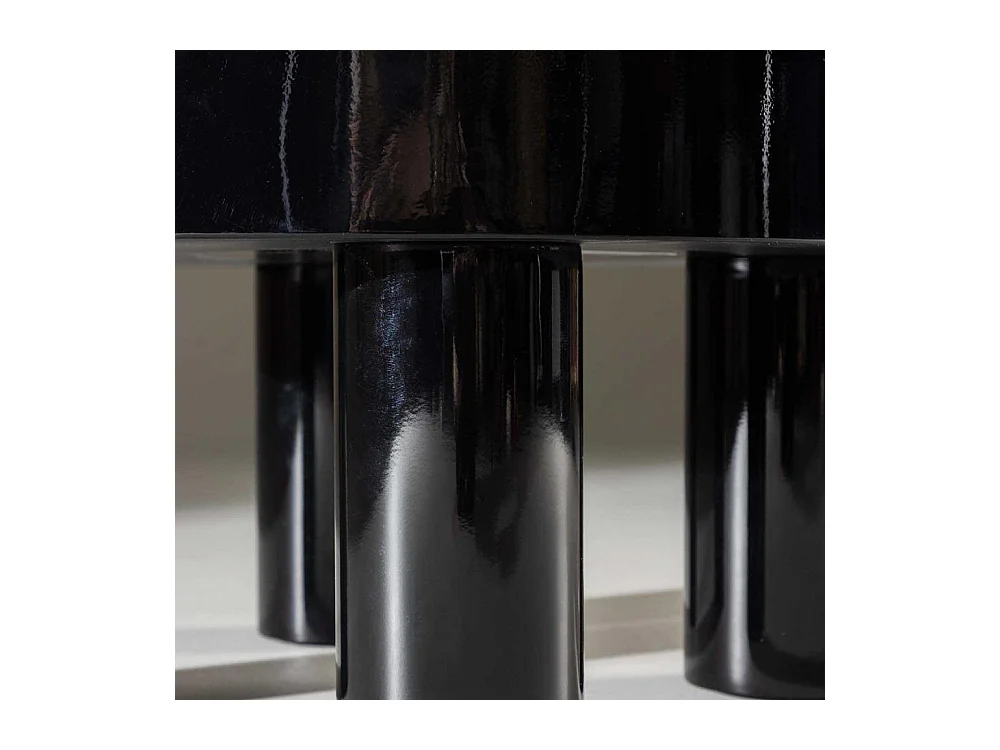 Table Basse Design "Varberg" 60cm Noir