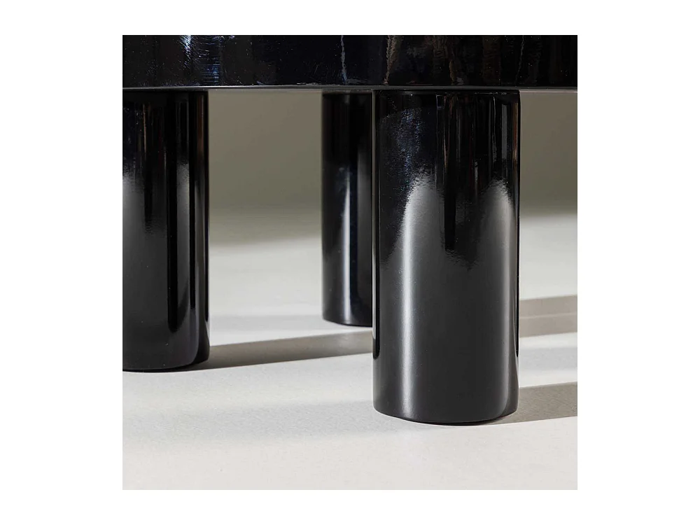 Table Basse Design "Varberg" 60cm Noir