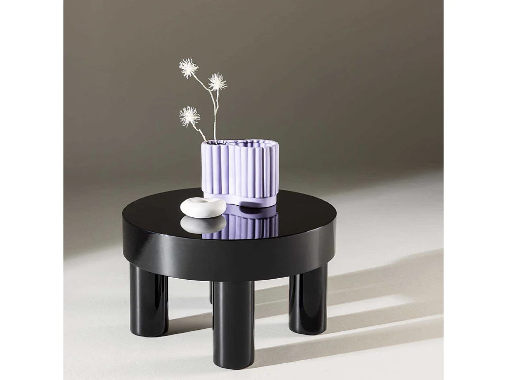 Table Basse Design "Varberg" 60cm Noir