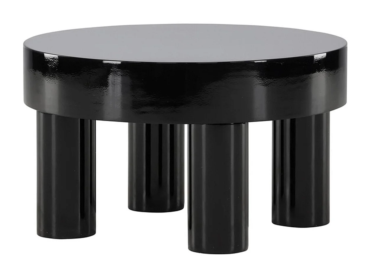 Varberg salontafel Ø60 cm zwart.