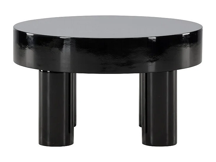 Varberg salontafel Ø60 cm zwart.