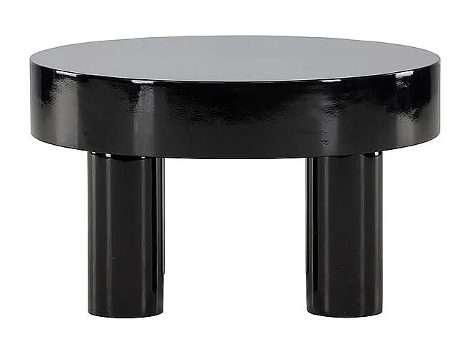 Varberg table basse Ø60 cm noir.