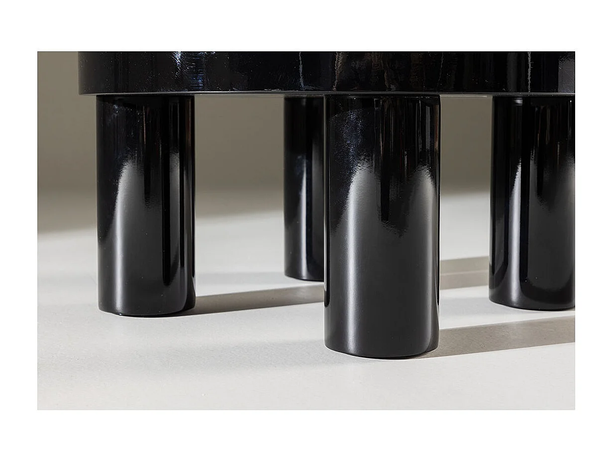 Varberg table basse Ø60 cm noir.