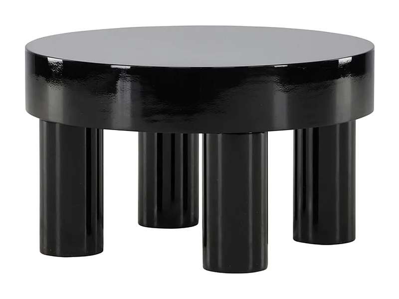 Varberg salontafel Ø60 cm zwart.