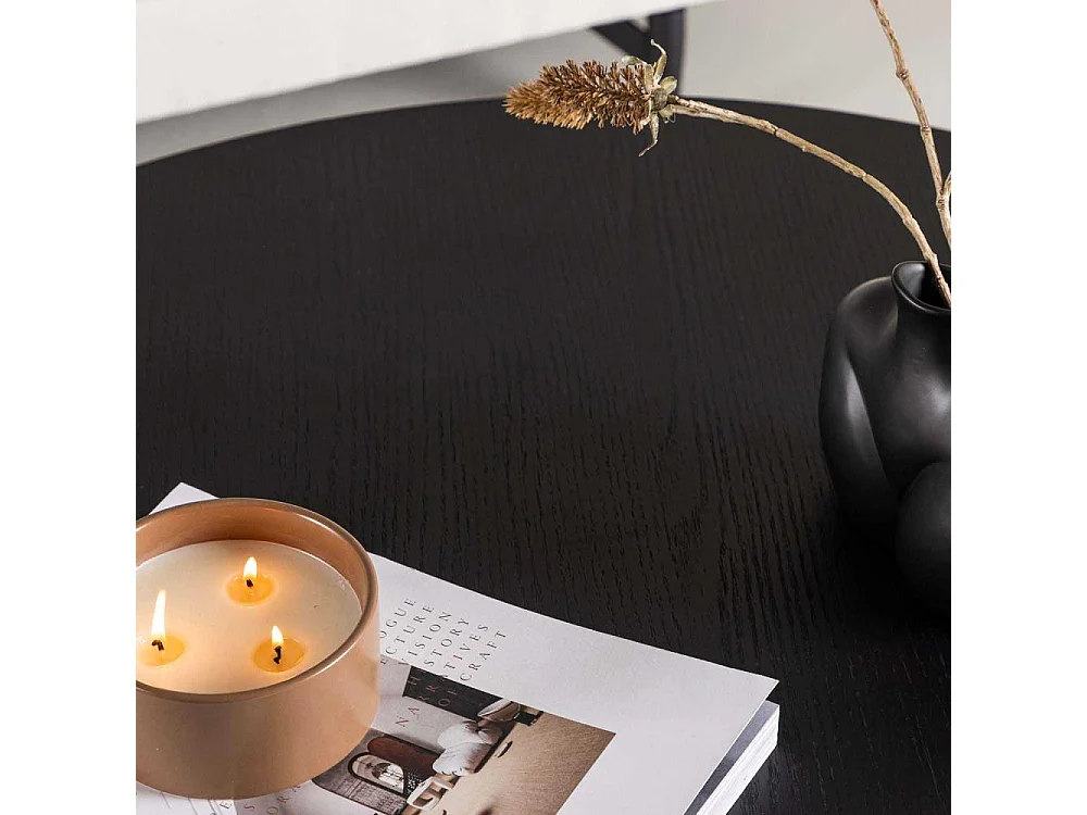 Table Basse Design "﻿Bootcut" 100cm Noir