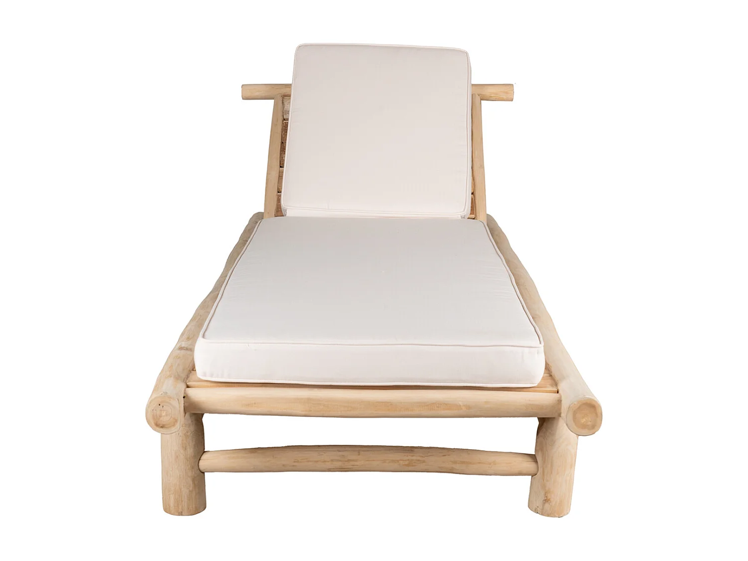 Bain de soleil en teck