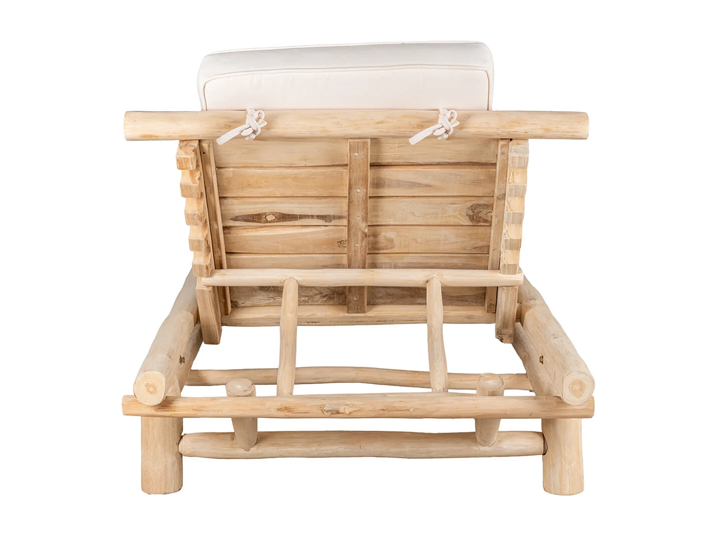 Bain de soleil en teck