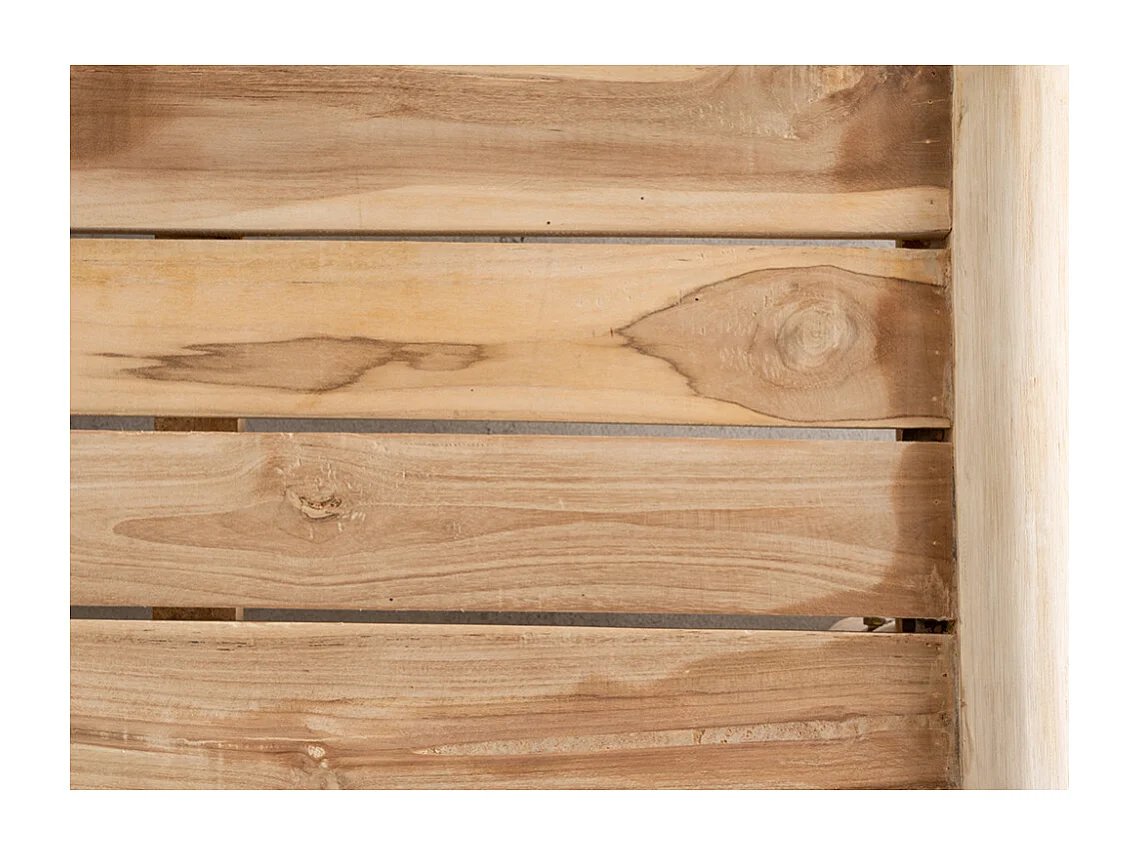 Bain de soleil en teck