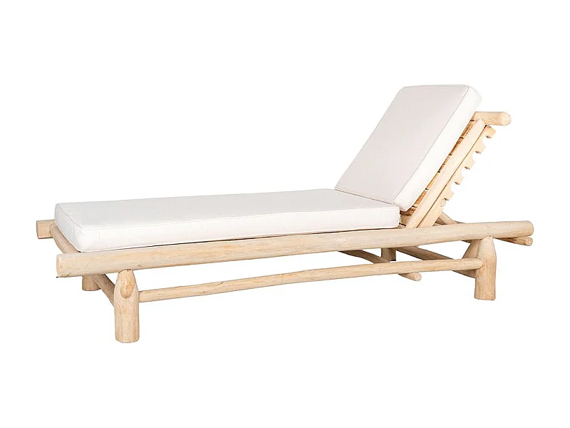 Bain de soleil en teck