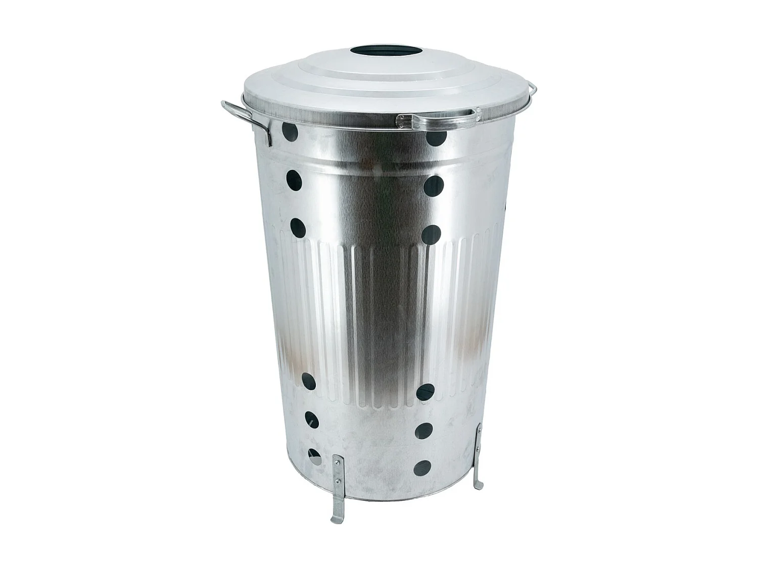 Composteur de jardin en métal galvanisé 90 L