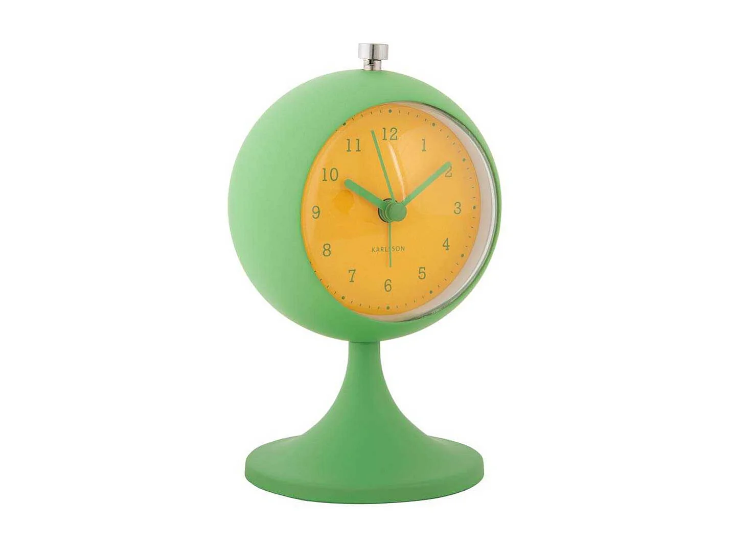 Réveil en métal Funky Retro Vert