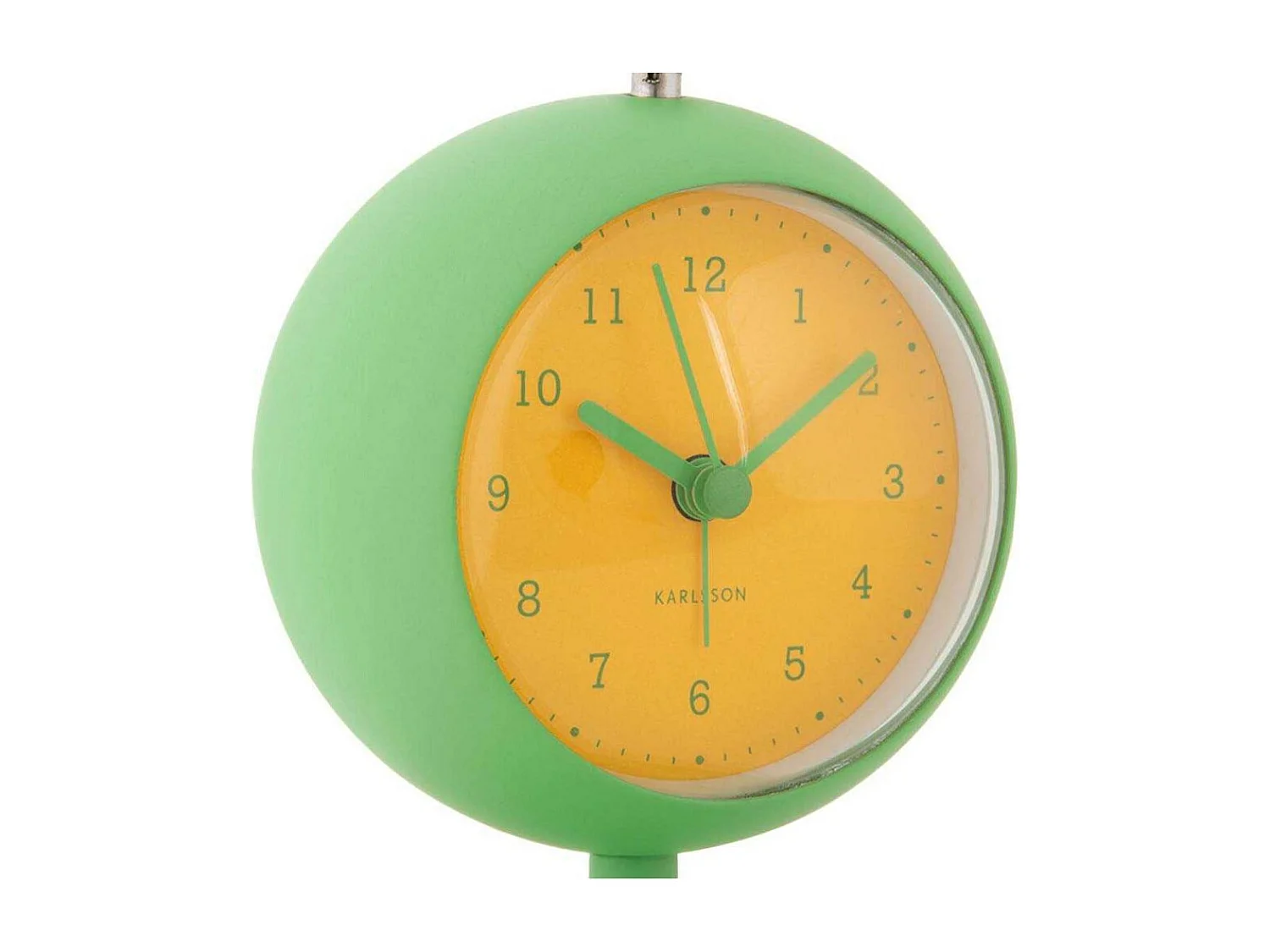 Réveil en métal Funky Retro Vert