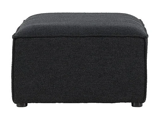 Pouf Design Bouclé "Gillholmen" 112cm Noir