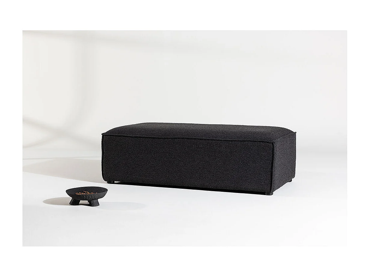 Gillholmen pouf noir.
