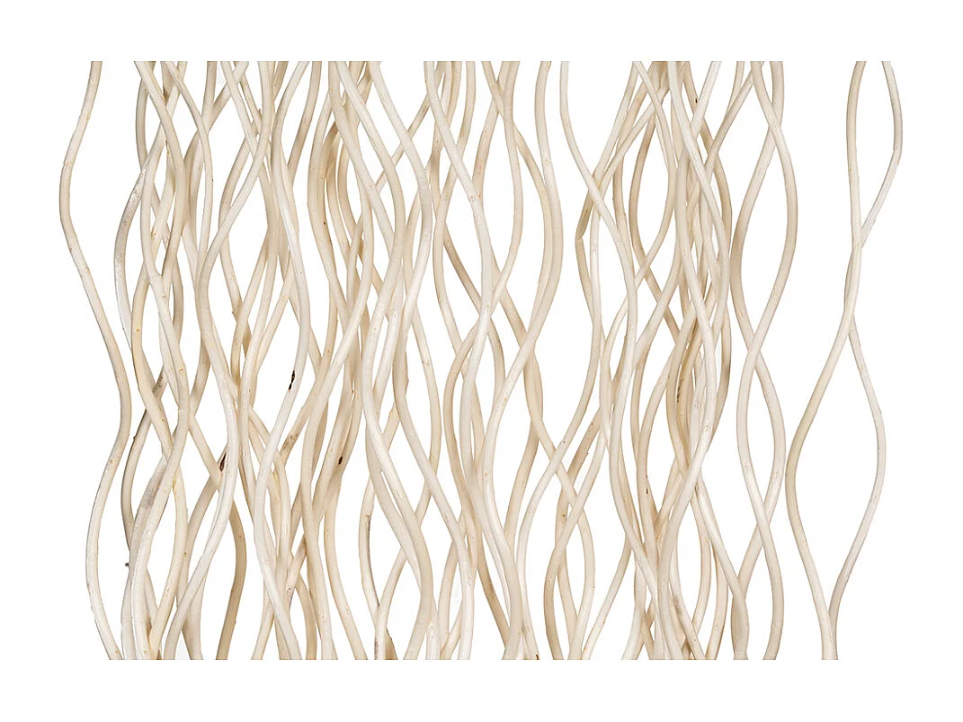 Paravent en osier avec socle et tiges Twist Modèle 2