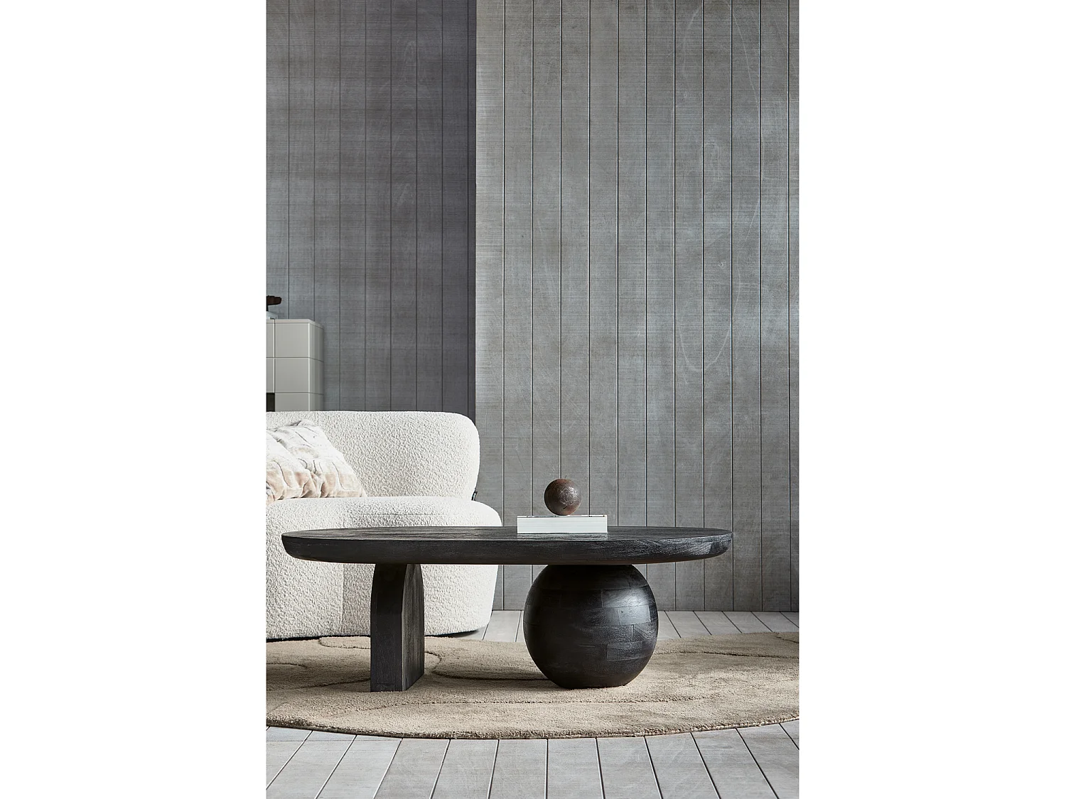 Table basse en bois de manguier STEPPE