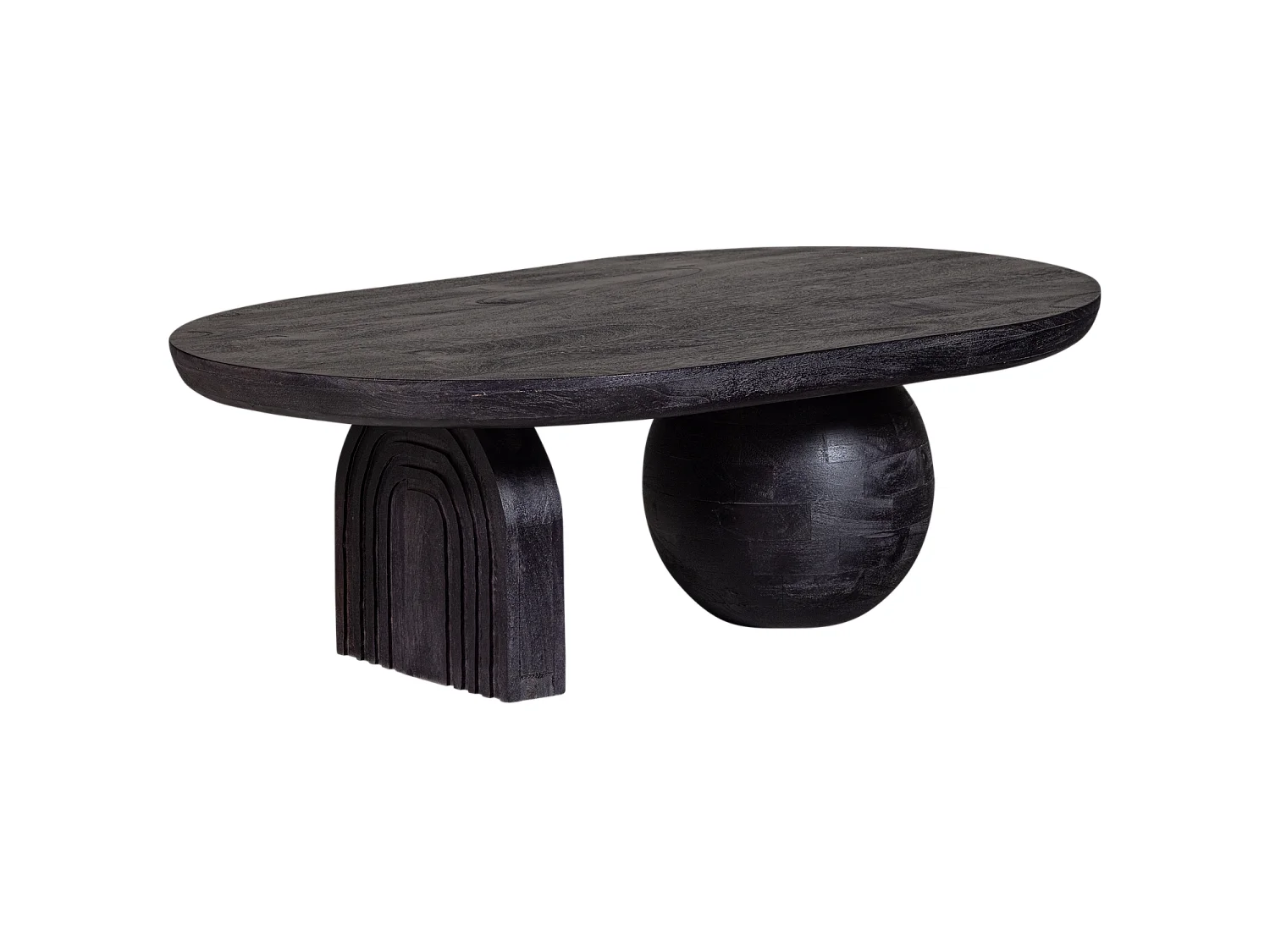 Table basse en bois de manguier STEPPE