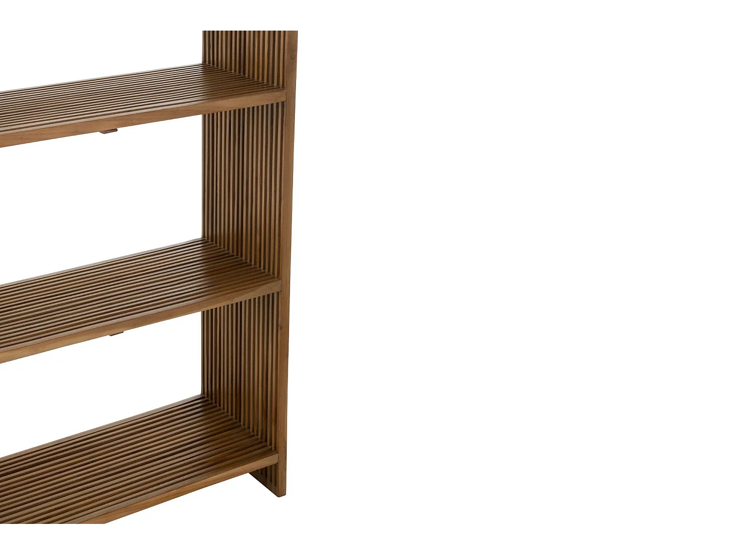 Bibliothèque 4 Niveaux en Bois "Teck" 190cm Naturel