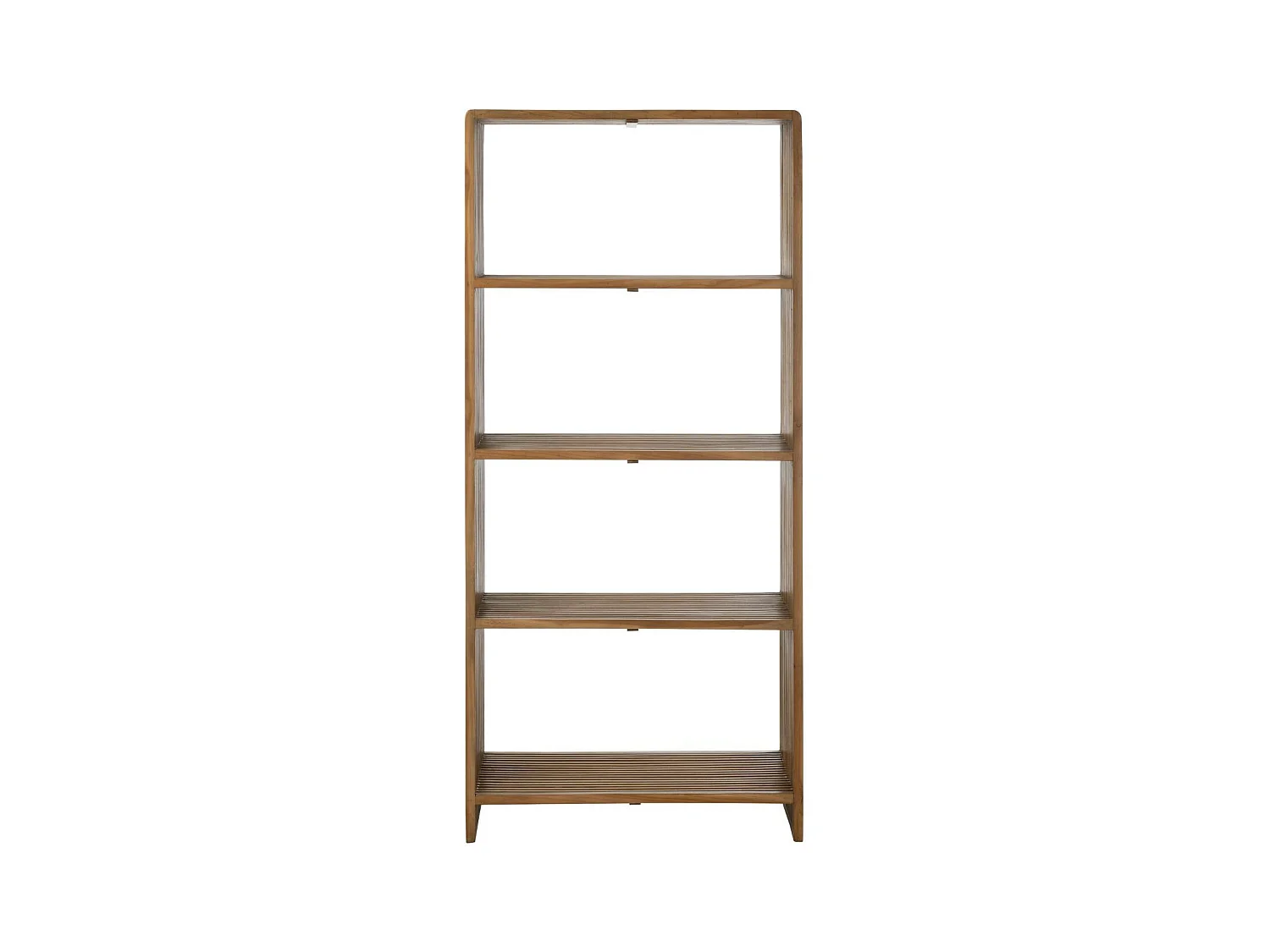Bibliothèque 4 Niveaux en Bois "Teck" 190cm Naturel