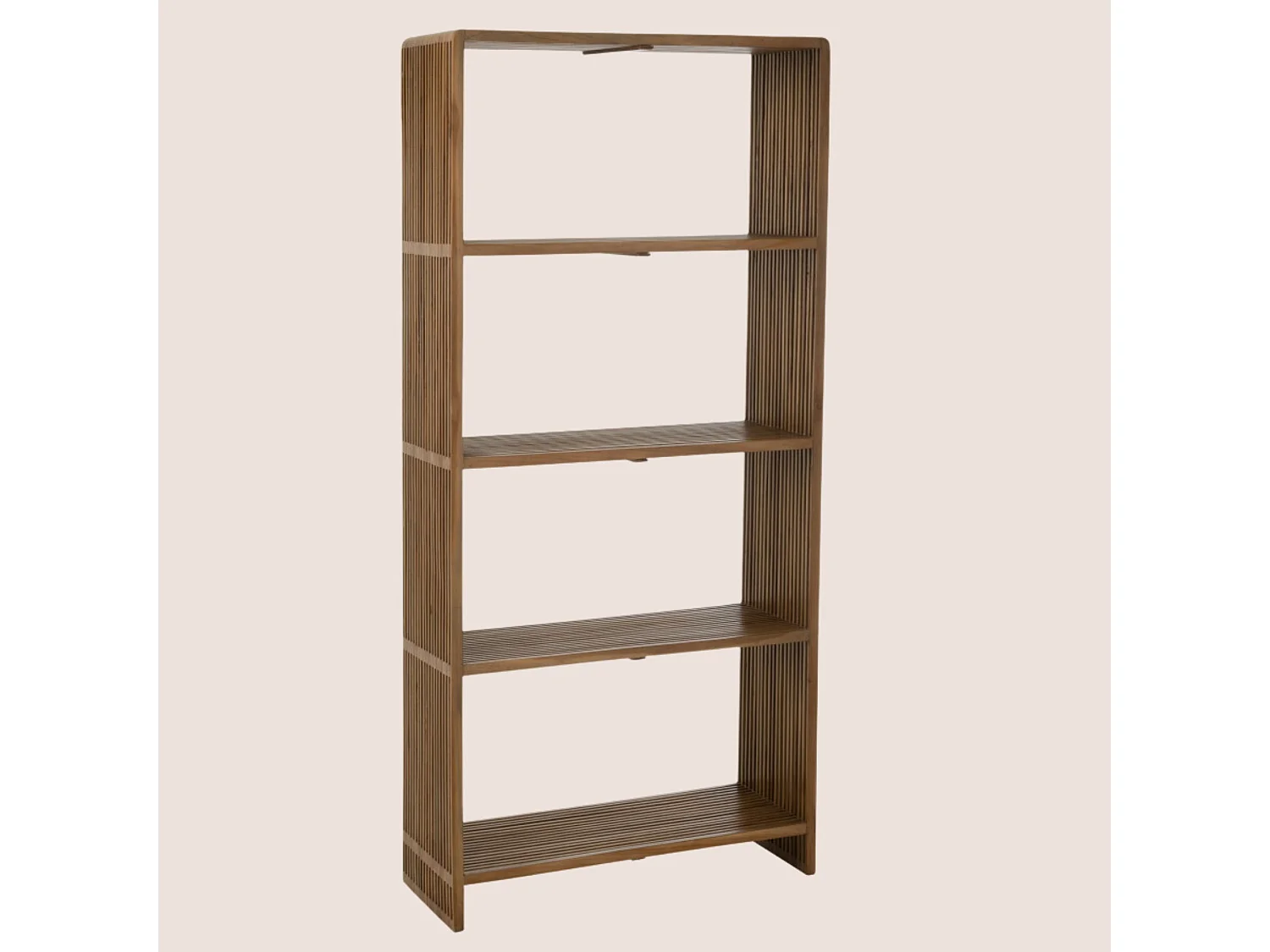 Bibliothèque 4 Niveaux en Bois "Teck" 190cm Naturel