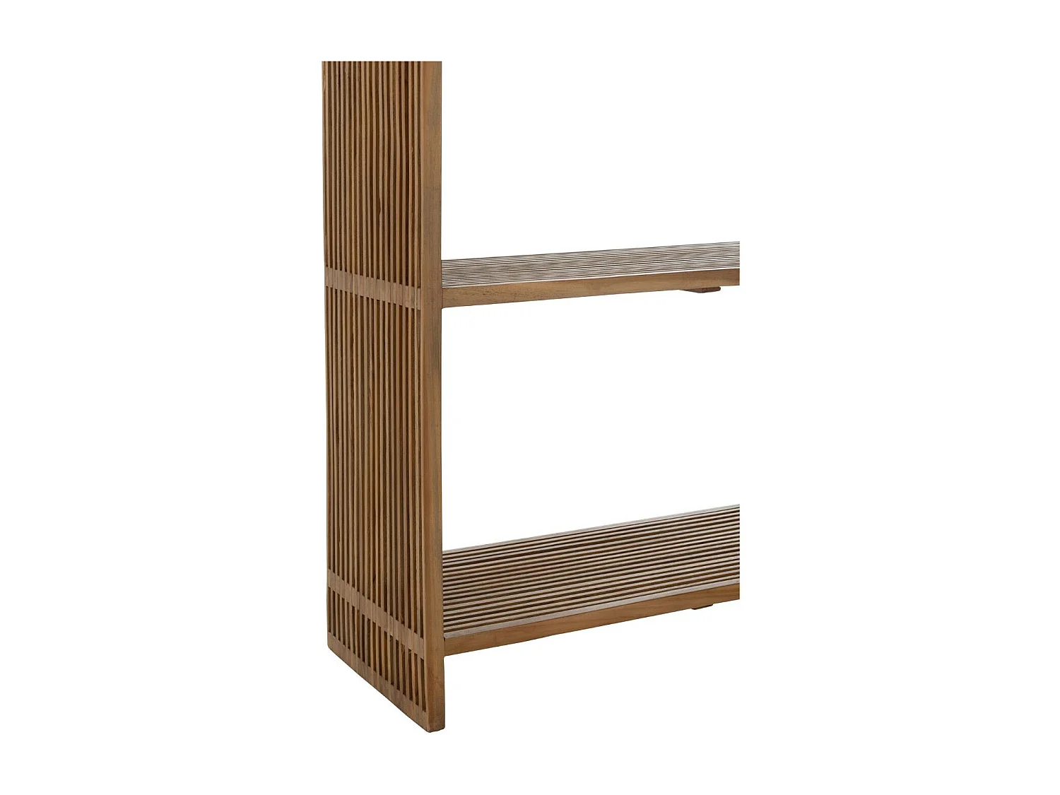 Bibliothèque 4 Niveaux en Bois "Teck" 190cm Naturel