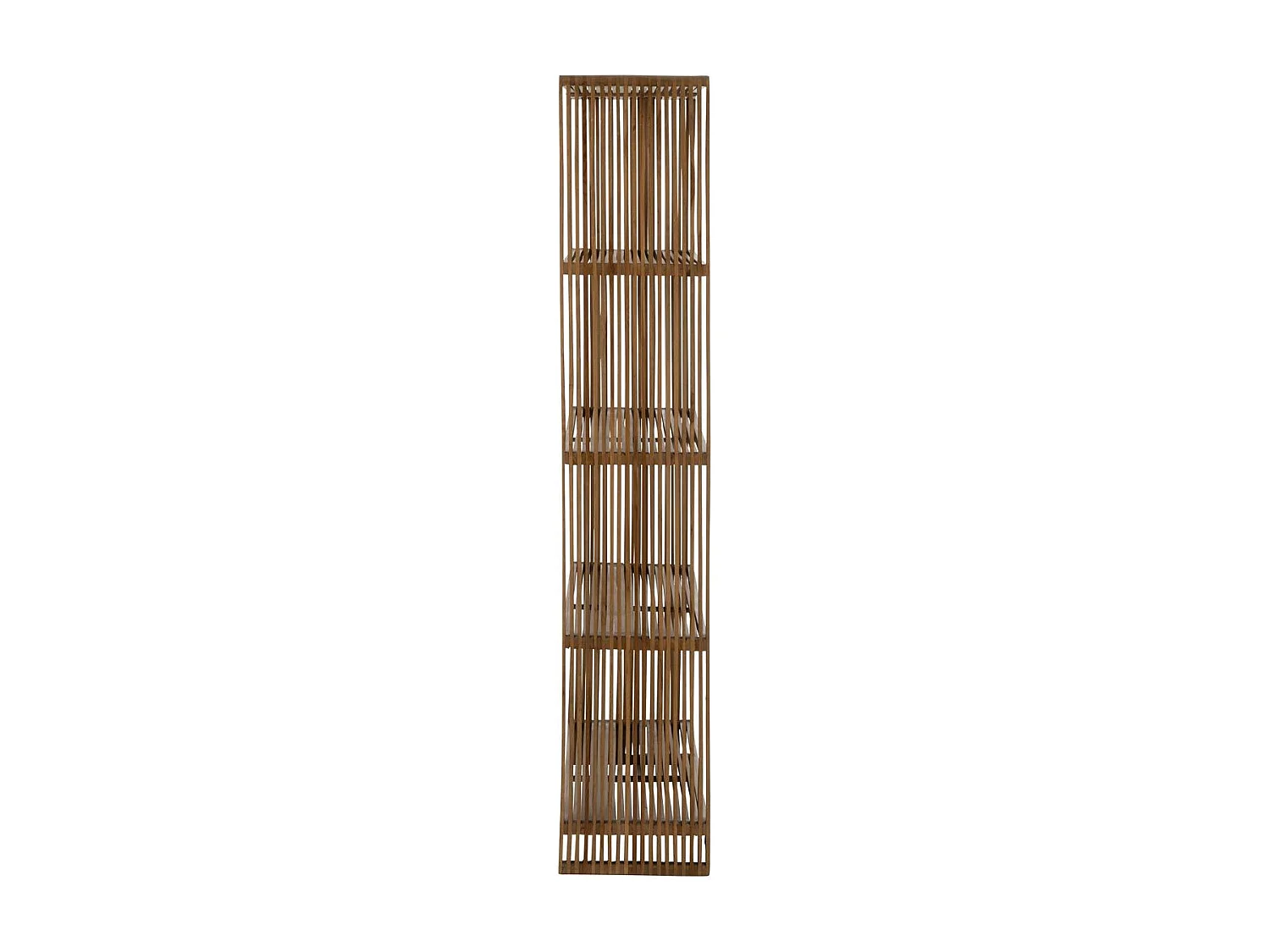 Bibliothèque 4 Niveaux en Bois "Teck" 190cm Naturel