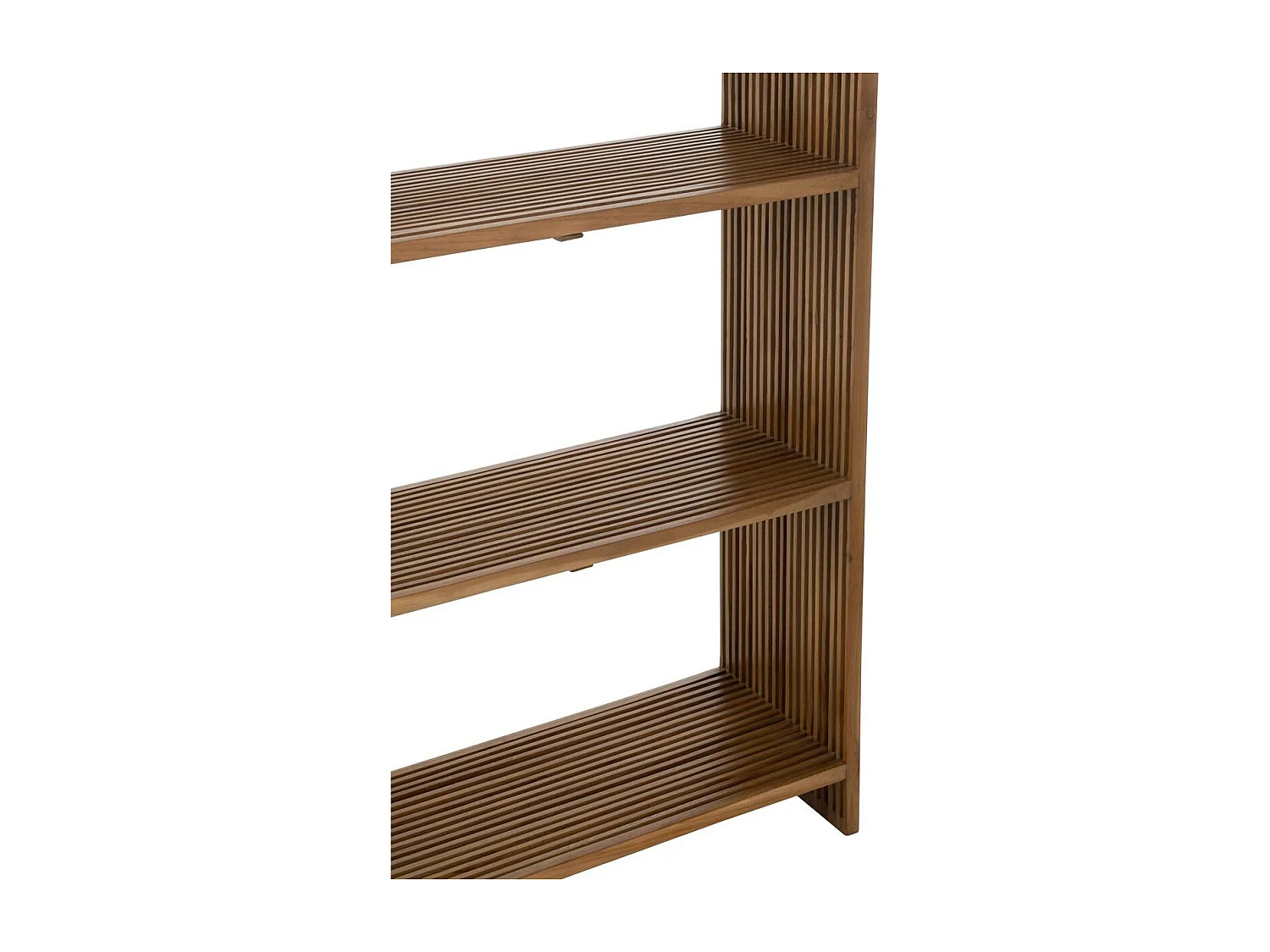 Bibliothèque 4 Niveaux en Bois "Teck" 190cm Naturel