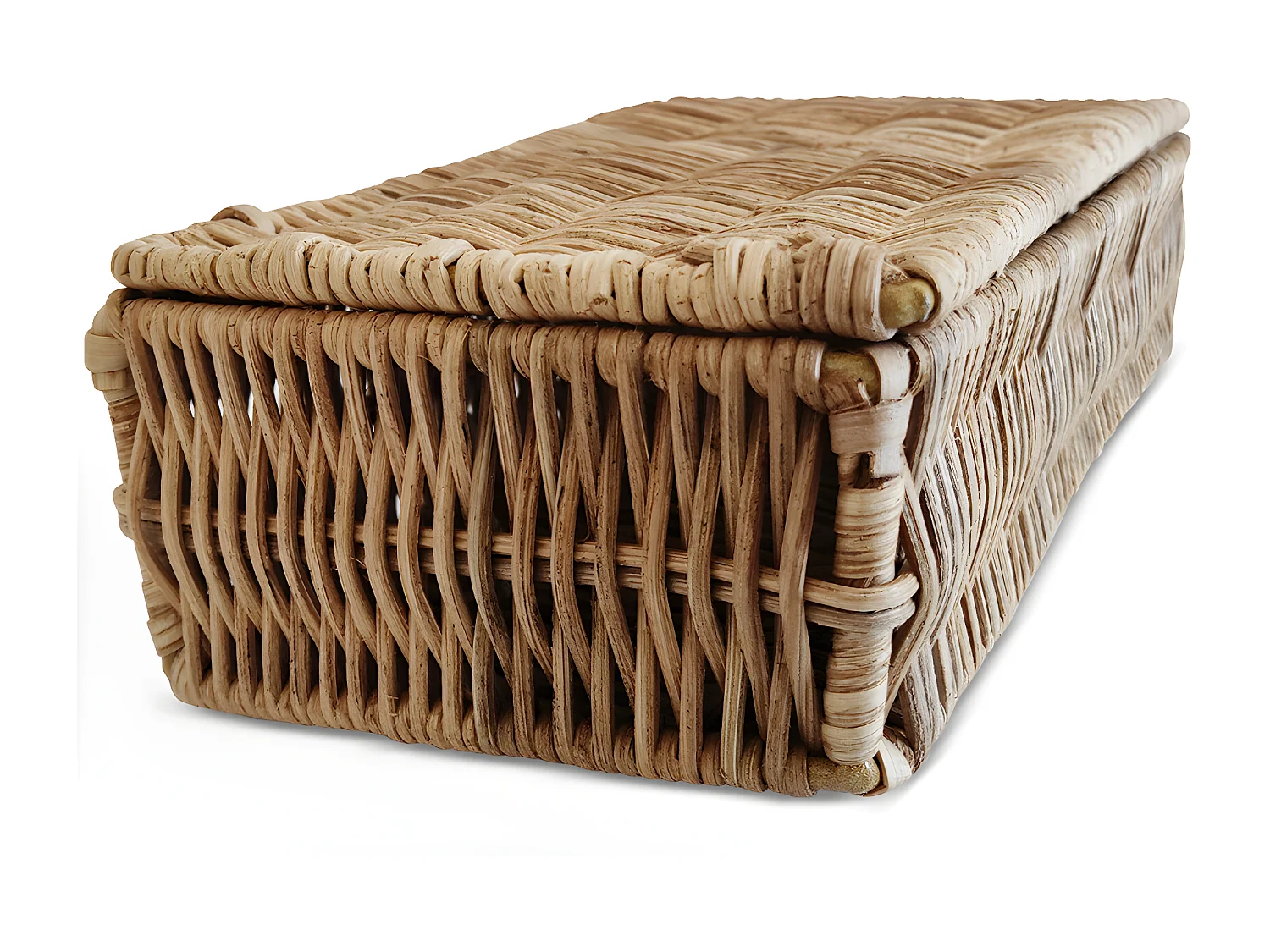 Cesta de Ratán con Tapa - 26x10CM - Lung