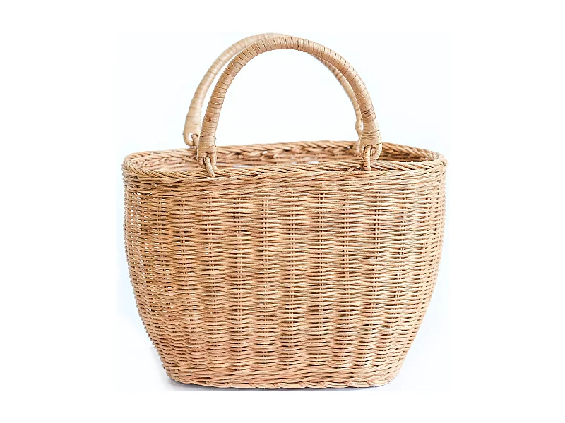 Rattankorb mit Griffen - Keray