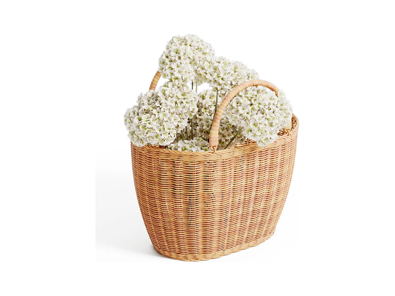 Rattankorb mit Griffen - Keray