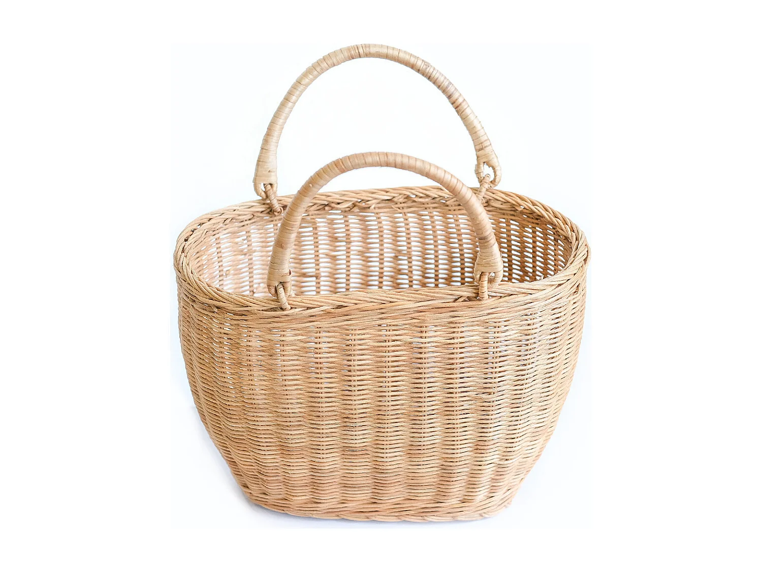 Rattankorb mit Griffen - Keray