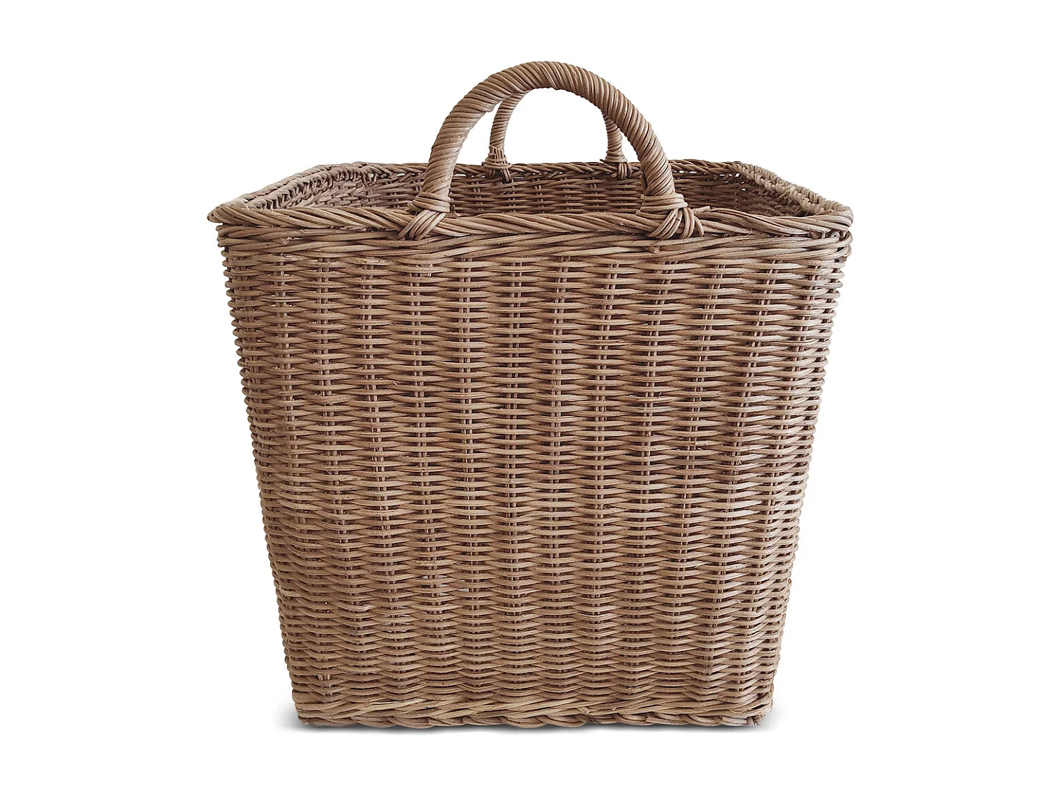 Cesto in Rattan con Manici - 45x35CM - Luisa