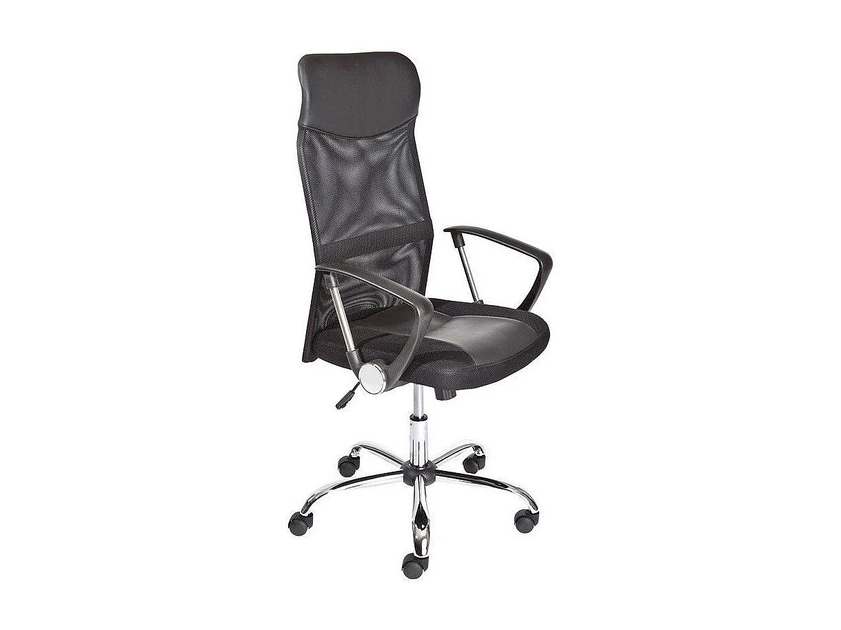 Fauteuil de Bureau à Roulettes "Work" 121cm Noir