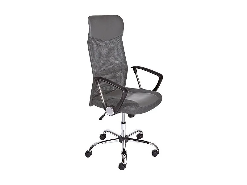Fauteuil de Bureau à Roulettes "Work" 121cm Gris